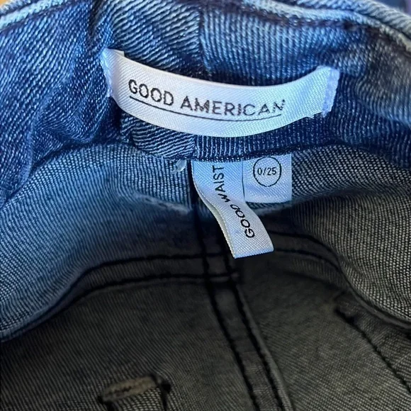 Good‎ American Good Waist Jeans Size 0/25 - Picture 11 of 12